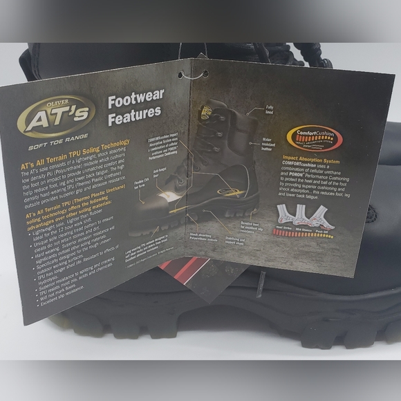 Oliver by Honeywell Leather Men's Composite Toe Work Boot NWT - Picture 8 of 14